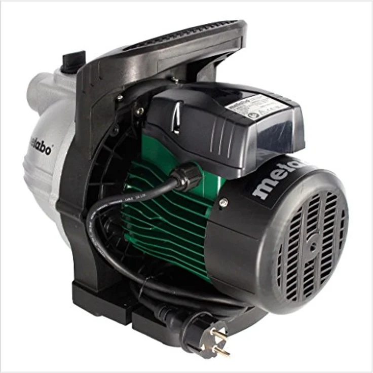 Metabo P 4000 G Gartenpumpe (600964000) Karton 1100 W, 4000 l/h, Max. Förderhöhe: 46 m 4,6 bar Ansaughöhe 8 m geeignet für Gartenbewässerung mit 1 bis 3 Regnern – Bild 3