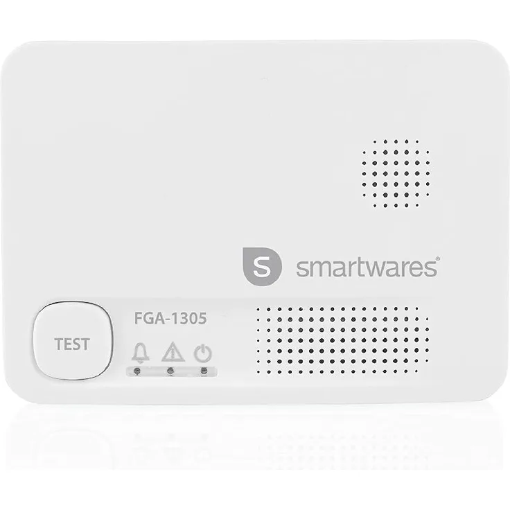 Smartwares FGA-13051 Gasmelder inkl. 5 Jahres-Batterie batteriebetrieben detektiert Kohlenmonoxid