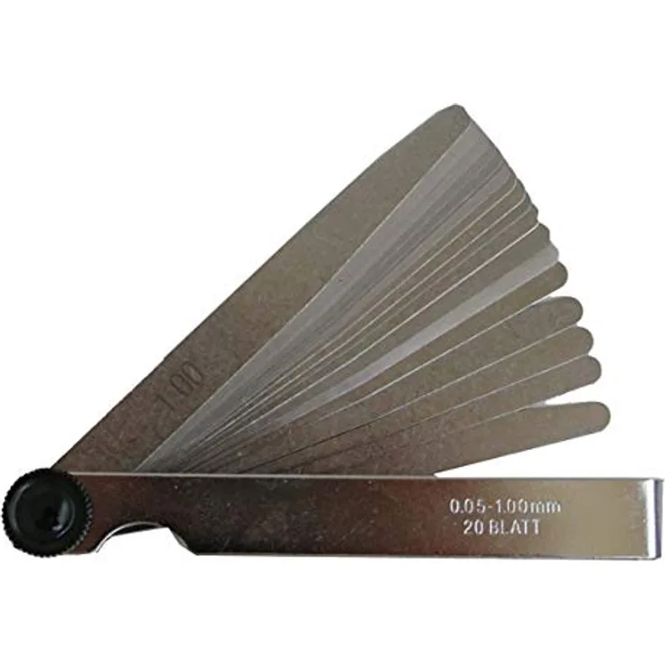 SW-STAHL Fühlerlehre, 0,05 - 1,0mm, Ventill