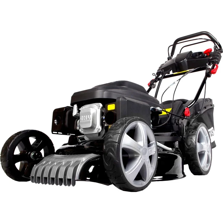 BRAST Rasenmäher Benzin 3,5kW(4,76PS) mit Antrieb Elektrostart 46cm Schnittbreite TÜV 18170 - ESTART - Preisvergleich – Bild 1