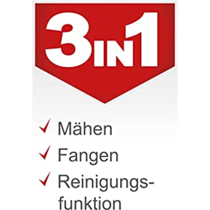 Scheppach MP132-42 Benzin Rasenmäher 42 cm Mäher Motormäher Gartenmäher Grasmäher, 42 cm Schnittbreite, 45 l Fangkorbvolumen – Bild 4