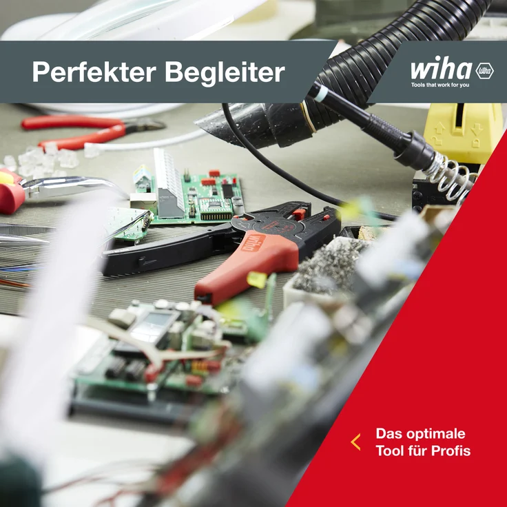 Wiha Abisolierwerkzeug automatisch (42062) Abisolierzange 200 mm I Kabelabzieher bis 16 mm² I Werkzeug für Elektriker – Bild 13