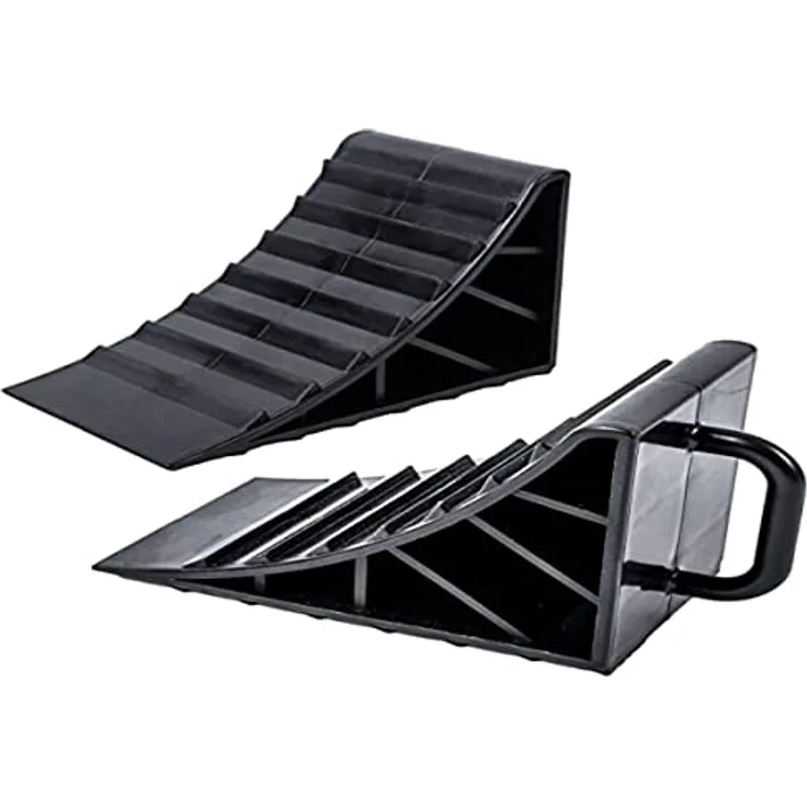 Unterlegkeil Kunststoff mit Griff 16,5 cm schwarz 2 Stück