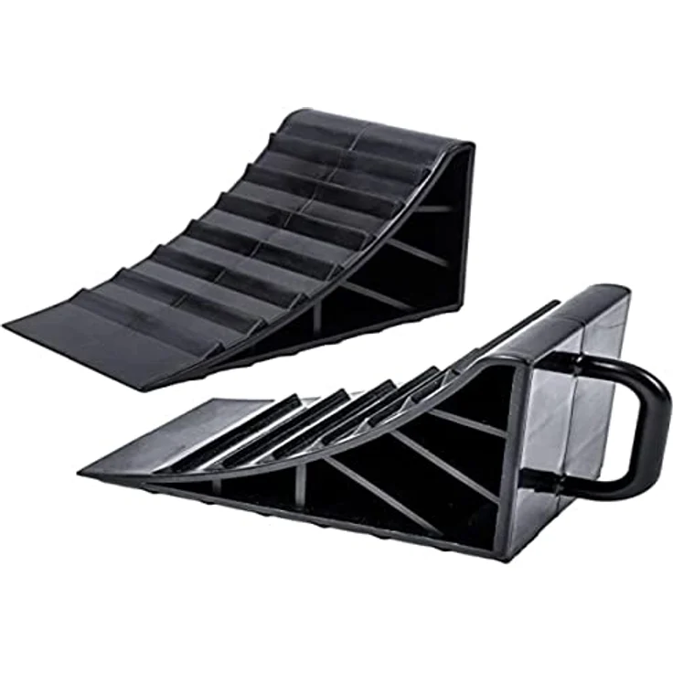 Unterlegkeil Kunststoff mit Griff 16,5 cm schwarz 2 Stück