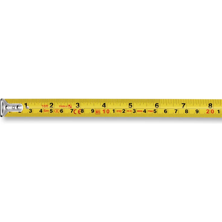 STABILA Taschenbandmaß BM 100, 8 m (26'), cm/inch-Skala – Bild 3