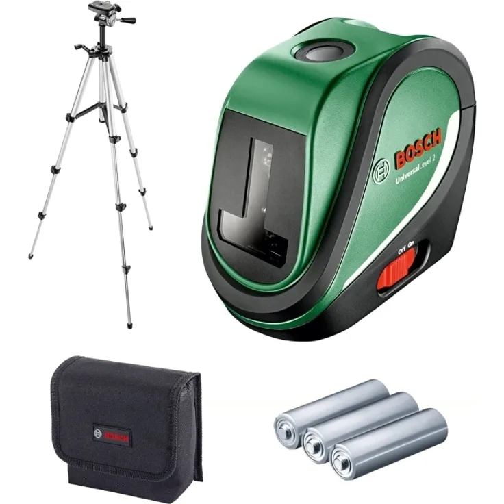 Bosch 0603663801 Kreuzlinienlaser UniversalLevel 2 SET