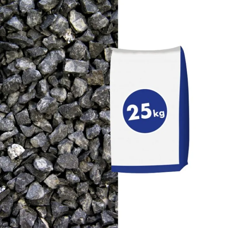 Hamann Mercatus Basaltsplitt Eifelschwarz 5-8 mm 25 kg Sack