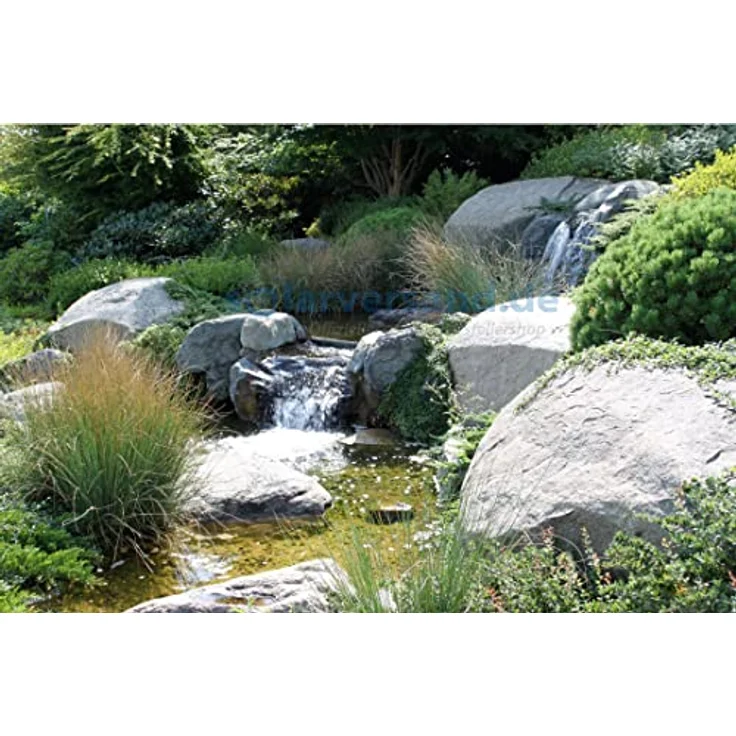 esotec Pumpe Waterfall-Lugano 12-18V DC max. 5000 l-h Förderleistung Bachlauf Teichpumpe Gartenteich 101776 – Bild 6