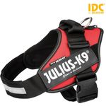 Julius-K9® IDC Powergeschirr Gr. 0 bis XXL rot Gr. 1 (L)