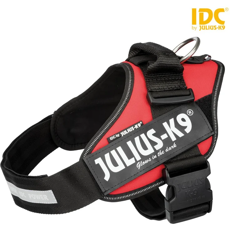 Julius-K9® IDC Powergeschirr Gr. 0 bis XXL rot Gr. 1 (L) – Bild 1