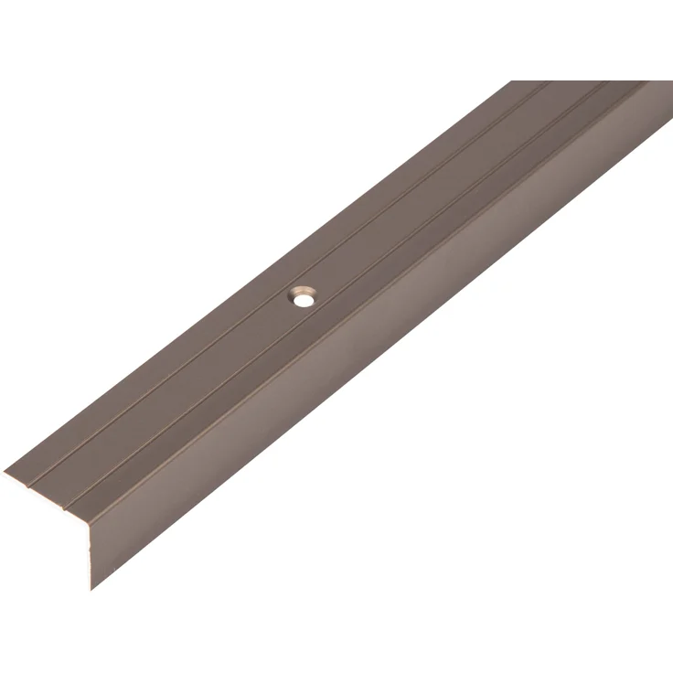 Alberts Treppenkanten-Schutzprofil | Aluminium, bronzefarbig eloxiert | 1000 x 25 x 20 mm 
(476779) – Bild 1