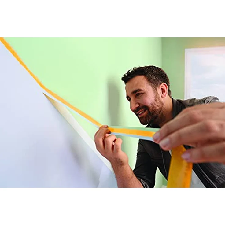 Tesa Perfect+ 56539-00000-00 Malerabdeckband Gelb (L x B) 100m x 30mm 2St. - Preisvergleich – Bild 2