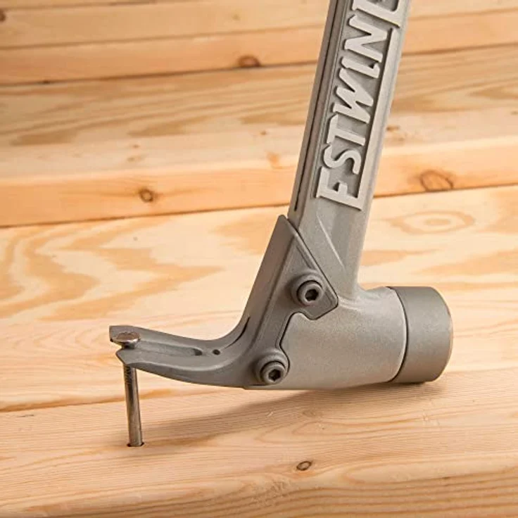 ESTWING AL-Pro Hammer mit blauen Vinylgriff 390g Kopfgewicht, geraut – Bild 6