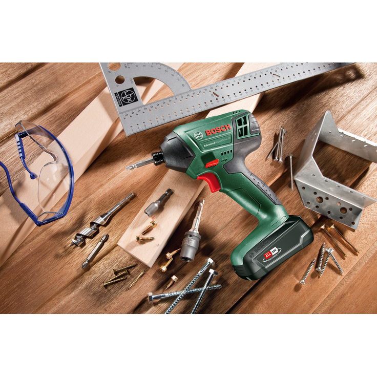 Bosch Advanced ImpactDrive 18 0603980302 Power for All 18V Akku-Drehschlagschrauber 1 x 1,5 Ah mit Akku mit Ladegerät mit Tragekoffer – Bild 6
