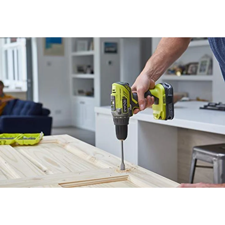 Ryobi R18DD3-2215S Akku-Bohrschrauber Brushless 18V R18DD3-2215S, Akku-Schrauber mit 2-Gang Motor, GripZone, automatische Spindelarretierung, LED-Beleuchtung, 2 Li-Ionen Akku 18V 1,5Ah – Bild 6