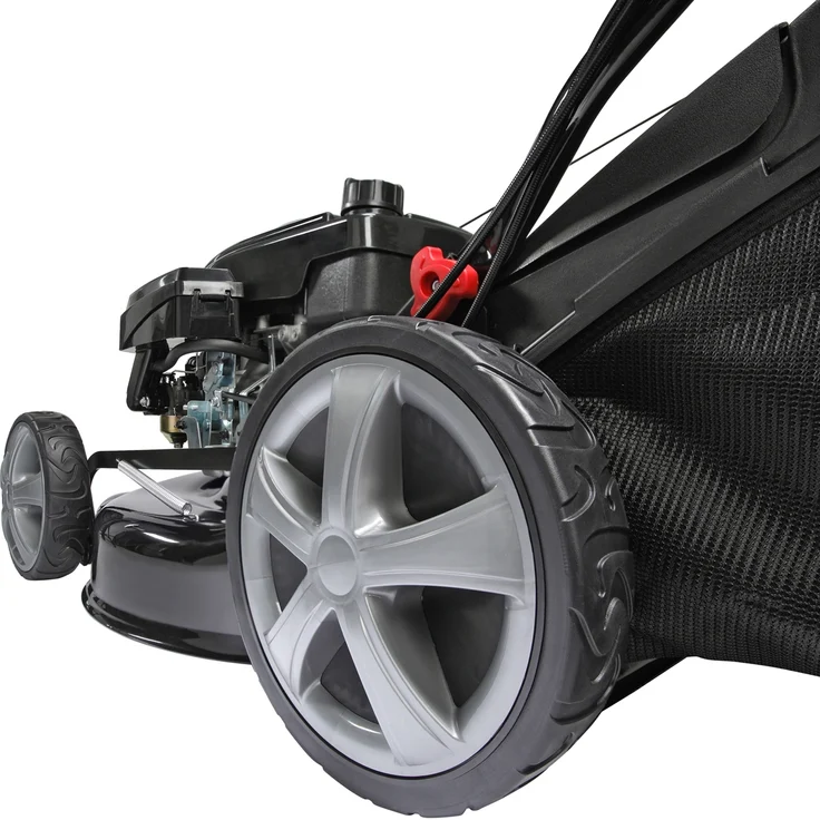 BRAST Rasenmäher Benzin 3,5kW(4,76PS) mit Antrieb Elektrostart 46cm Schnittbreite TÜV 18170 - ESTART - Preisvergleich – Bild 5