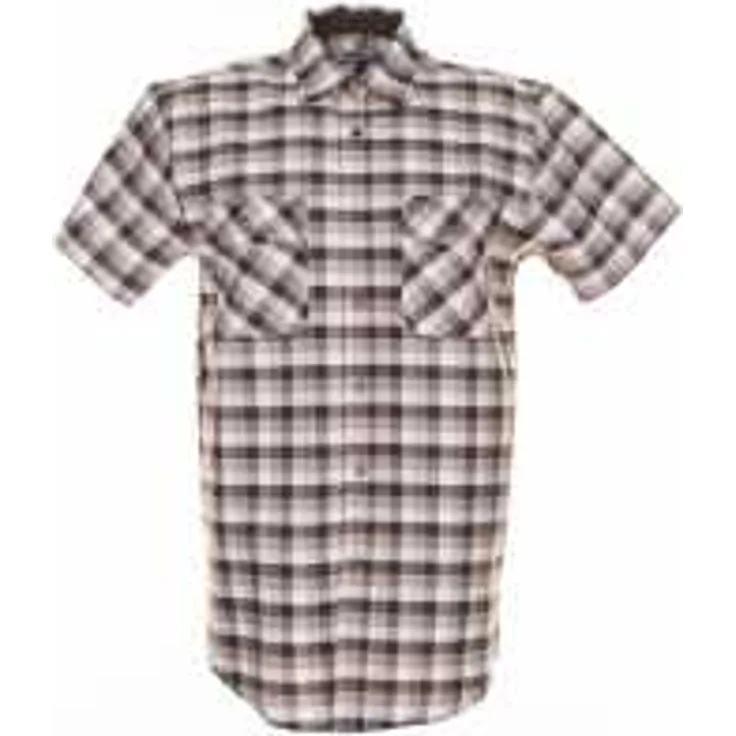 Planam Countryhemd 1-4 Arm Gr. 41-42 stone kariert
