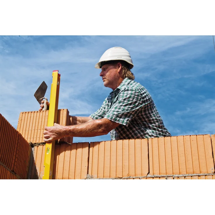 STABILA Wasserwaage Type R 300, 122 cm, verwindungssteifes Alu-R-Profil, 1 Horizontal-Libelle, 2 Vertikal-Libellen, stoßdämpfende Endkappen, integrierte Rutsch-Stopper, Made in Germany – Bild 13