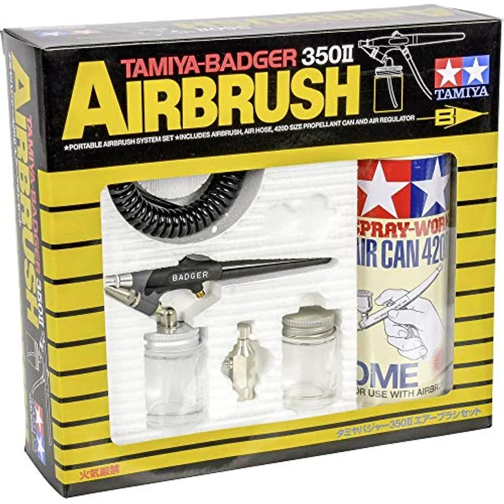 Tamiya TAMIYA-Badger 350 II Airbrush-Set 300074405 – Bild 3