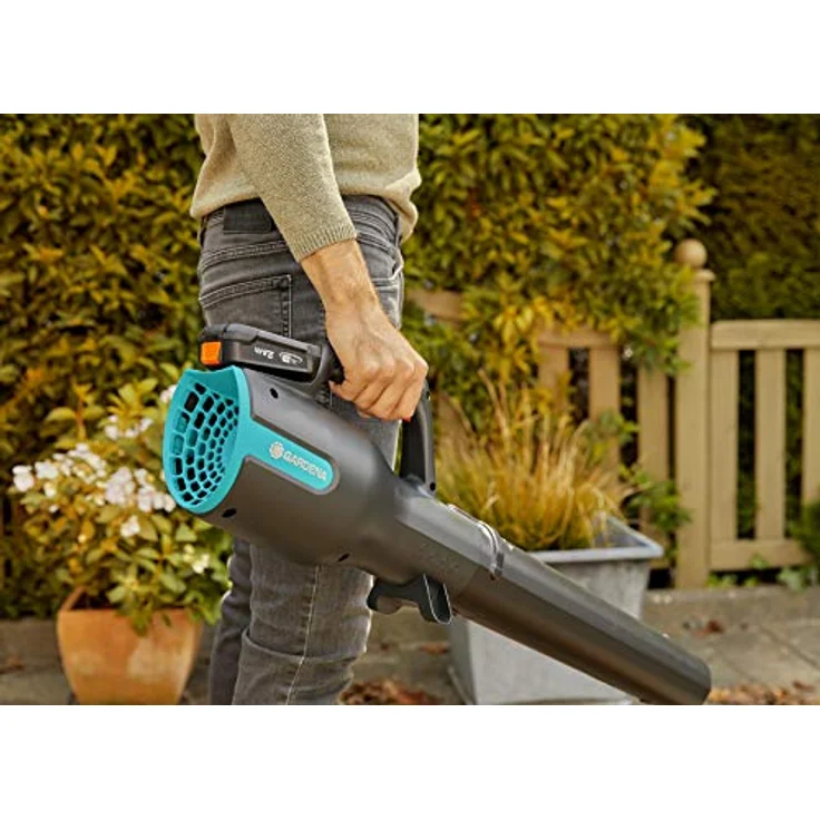 GARDENA 14890-20 Akku-Gartensauger--Bläser PowerJet 18V P4A Ready-To-Use Set Laubsauger Laubbläser – Bild 3