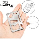 TOOLCARD Multitool Kreditkarte Messer Säge Öffner Scheckkarte Werkzeug 14in1 - Preisvergleich