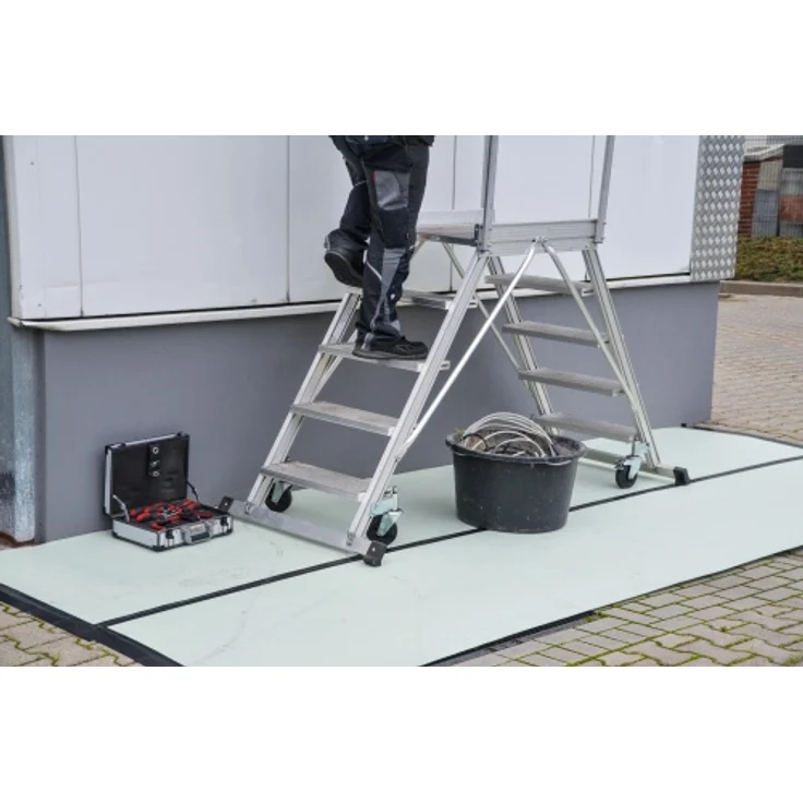 Scorprotect ® Abdeckvlies Malerabdeckvlies extra stark 0,9 x 27,8 m ROBUST reißfest PE beschichtet 280 g/m² – Bild 5