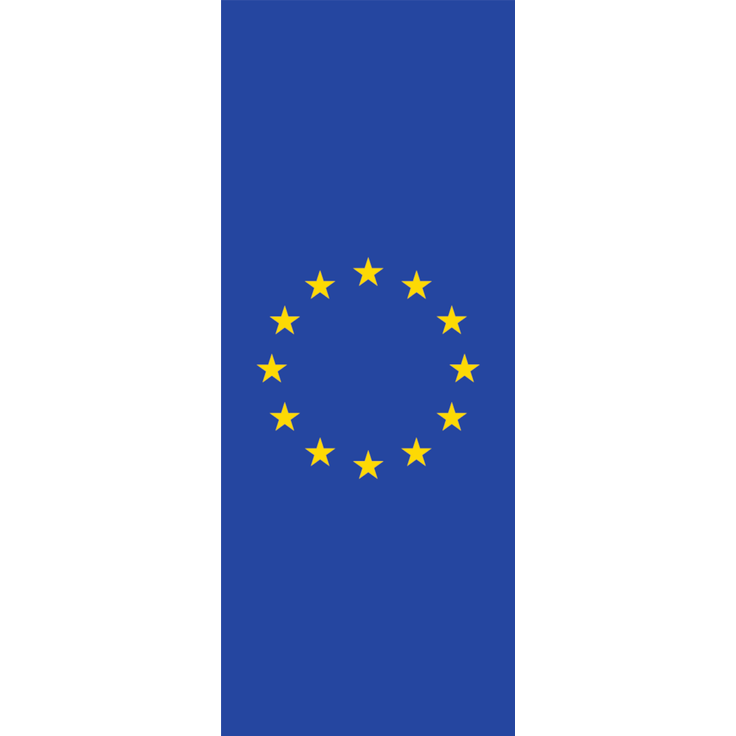 Flagge Europa 160 g/m² ca. 200 x 80 cm