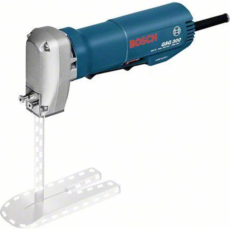Bosch Professional Schaumstoffsäge GSG 300 (350 Watt, Schnitttiefe in Schaumstoff: 300 mm, inkl. Fußplatte, Schaber, im Karton) – Bild 1