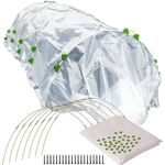 TTL Garden Folientunnel Set Flex“ mit PE Folie - Beet Tunnel Bögen Foliengewächshaus