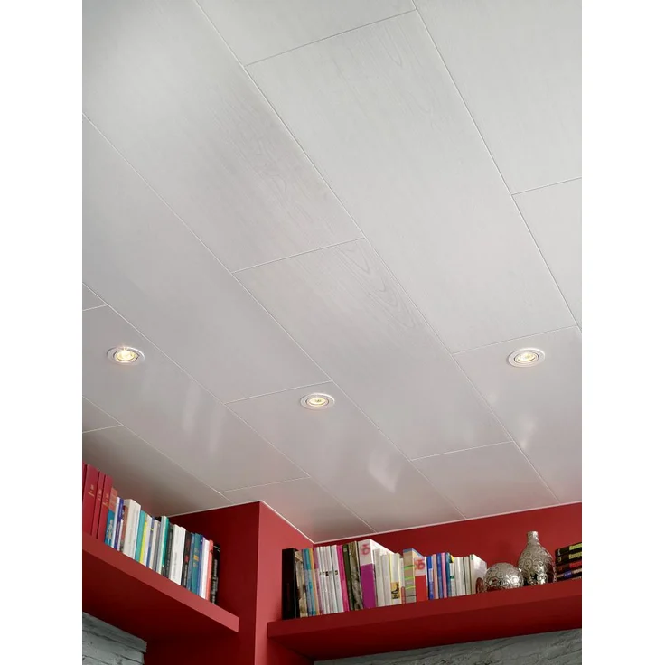 Grosfillex Kunststoffpaneele Easy Top, 120 x 35 cm, 5 mm Esche weiß – Bild 2