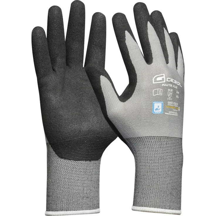 Gebol Handschuh Master Flex grau, Gr. 11