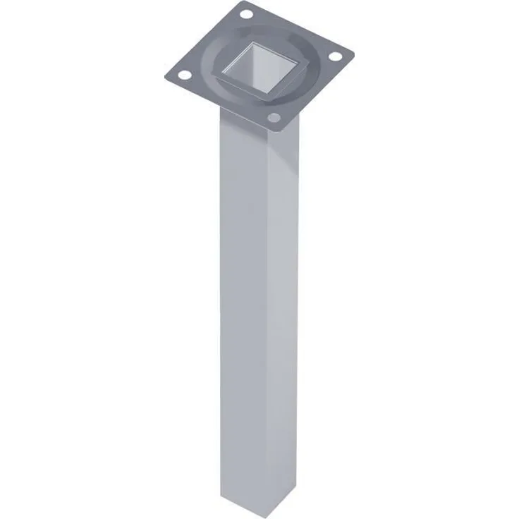 Möbelfuß weiß 25x25mm H.100mm Platte ELEMENT SYSTEM VE: 4