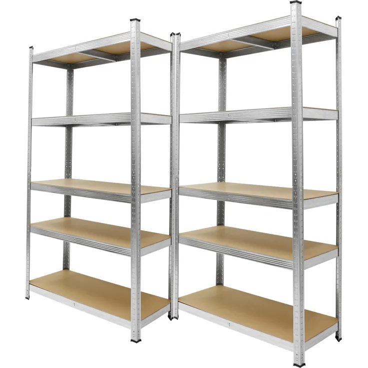 ecd germany 2 x Werkstattregal 180 x 90 x 40 cm