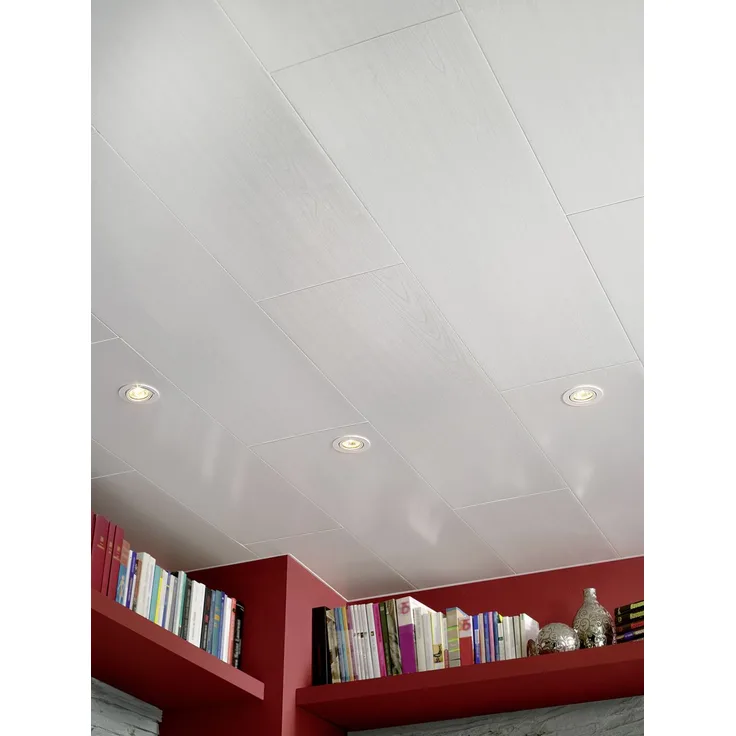 Grosfillex Kunststoffpaneele Easy Top, 120 x 35 cm, 5 mm Esche weiß