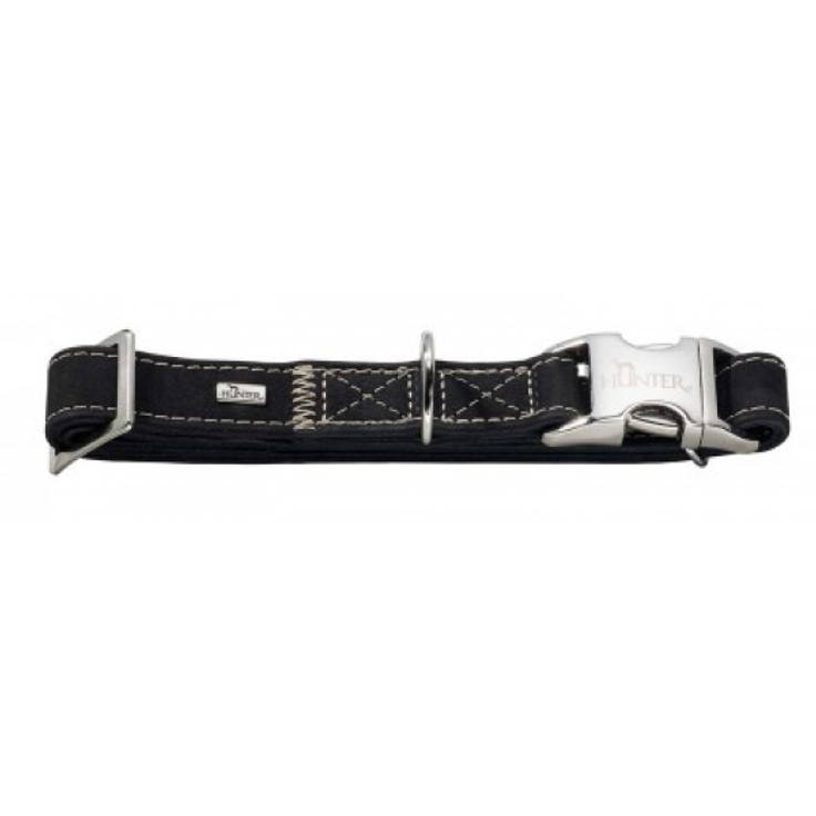 Hunter Hunde-Halsung Hunting Alu-Strong schwarz M