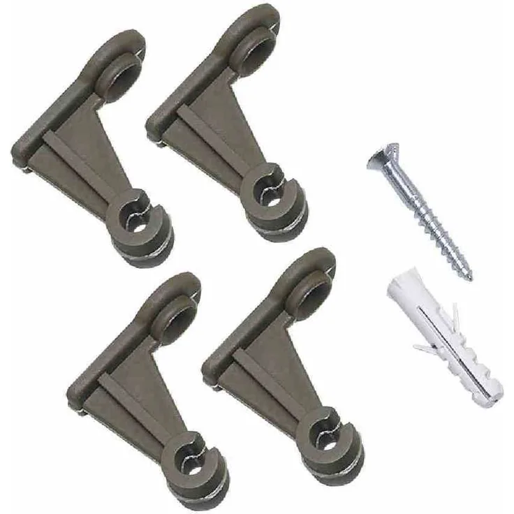 Siena Garden Wandbefestigung für Spaliere braun mit SB-Reiter