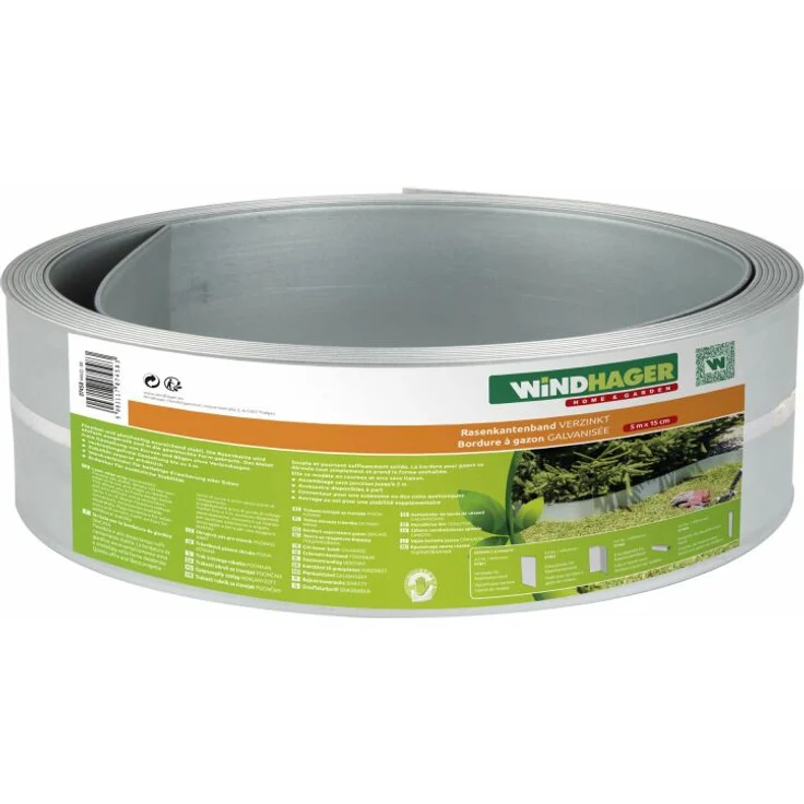 Windhager Rasenkantenband verzinkt, 5m x 15cm – Bild 2
