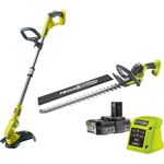 Ryobi ONE+ Akku-Kombo-Kit RY18LT18HTA-120, Rasentrimmer + Heckenschere - Preisvergleich