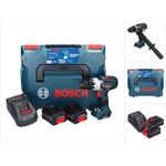Bosch Professional GSB 18V-150 C Professional Akku Schlagbohrschrauber 18 V 150 Nm Biturbo Brushless 2x ProCORE Akku 5,5 Ah Ladegerät L-Boxx