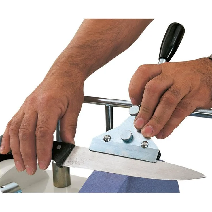 Scheppach Vorrichtung 120 Universalvorrichtung Schleifvorrichtung | für Messer mit Klingenlänge von 100-200 mm geeignet | für Nass-Schleifmaschine Tiger Nasschleifer Schleifsystem | 89490709 – Bild 3