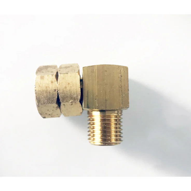 Messing Verbindungswinkel 90° 1/4 links Gas Adapter Winkel 1/4 Zoll lks