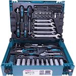 Makita E-11542 Mechaniker-Set mit Handwerkzeugen, im Makpac-Koffer, 87-teilig