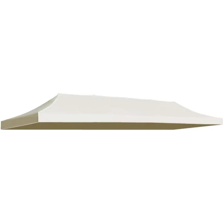 Partyzeltdach 3x6 m Creme – Bild 1
