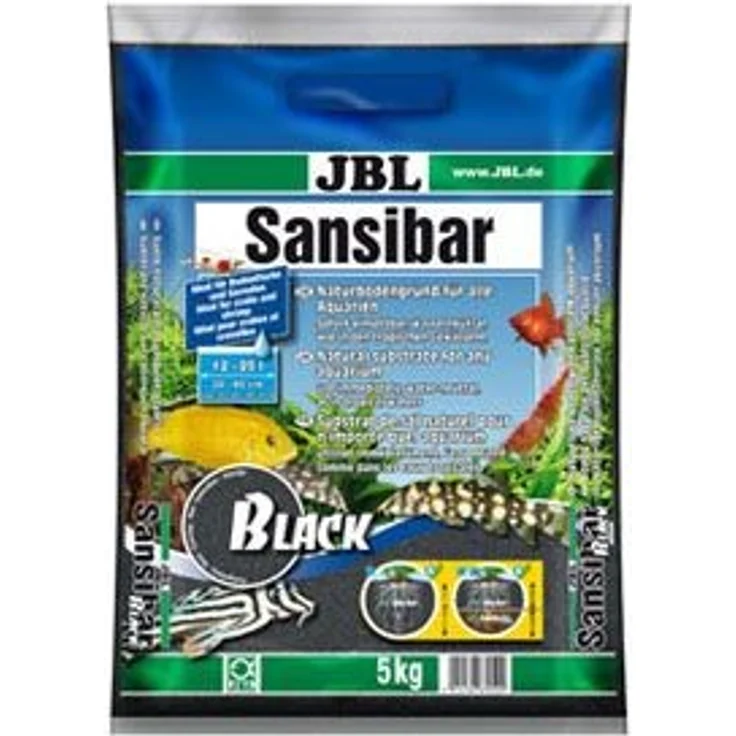 JBL Sansibar Schwarzer Bodengrund für Aquarien Inhalt: 5 kg – Bild 1