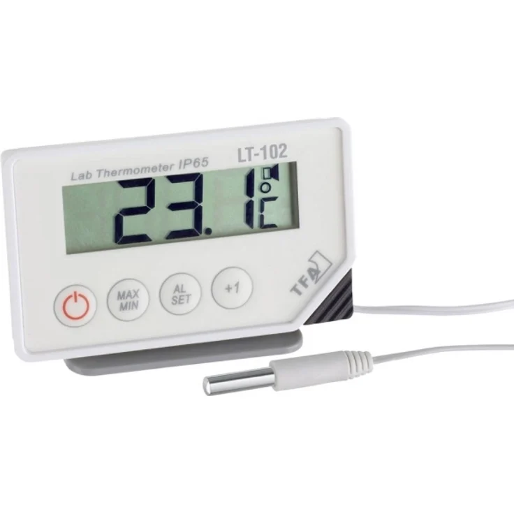 TFA Dostmann LT-102 Kabelgebundenes Thermometer Weiß – Bild 1