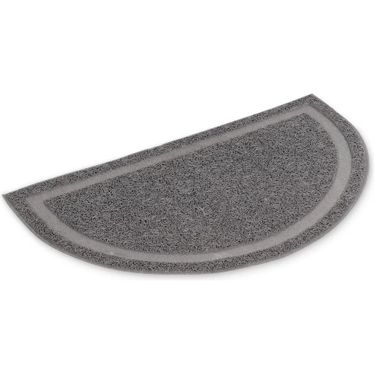 Nobby Vorleger Katzentoilette grau,rund