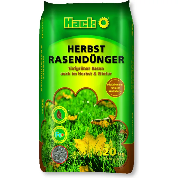 HACK Rasendünger Herbst, 20 kg