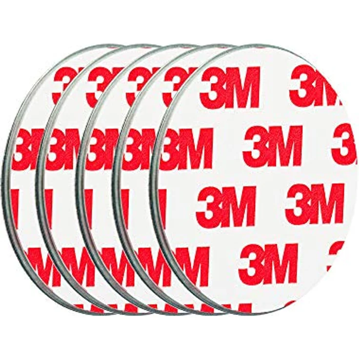 EN Rauchmelder Magnethalter 5 Stück selbstklebende Magnethalterung für Rauchmelder Ø 50mm – Bild 1