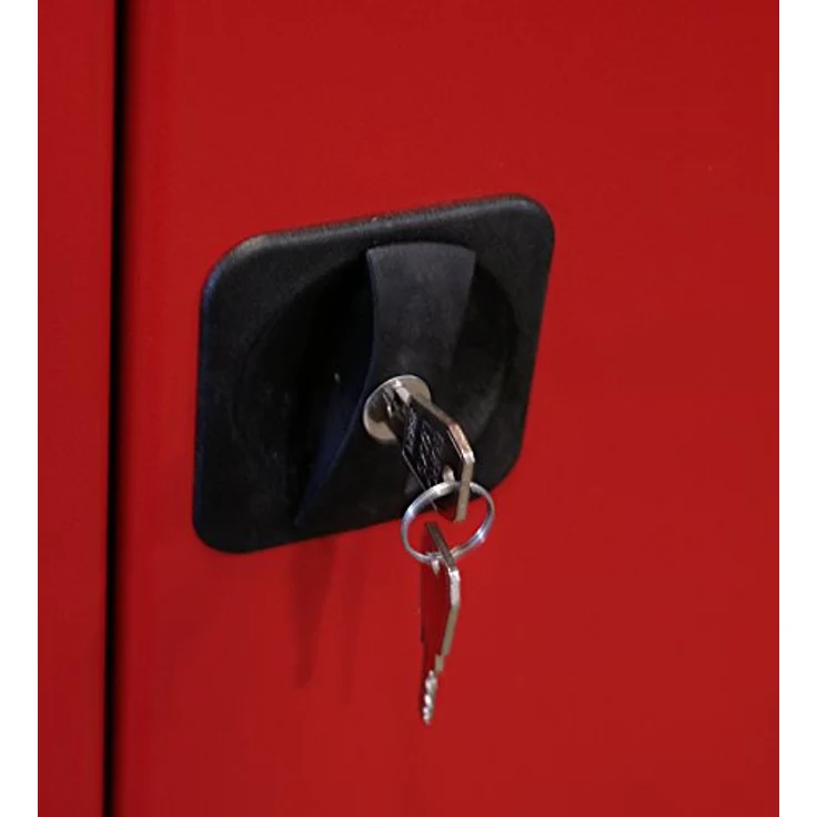 Werkzeugschrank Werkstattschrank Metallschrank XL 2-türig anthrazit 192x78x58cm – Bild 4