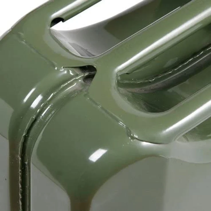Stahlblech Kraftstoffkanister 20 ltr. Stahl Oliv – Bild 2